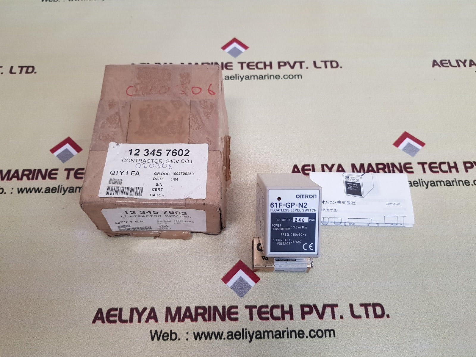 Omron 61f-gp-n2 floatless level switch