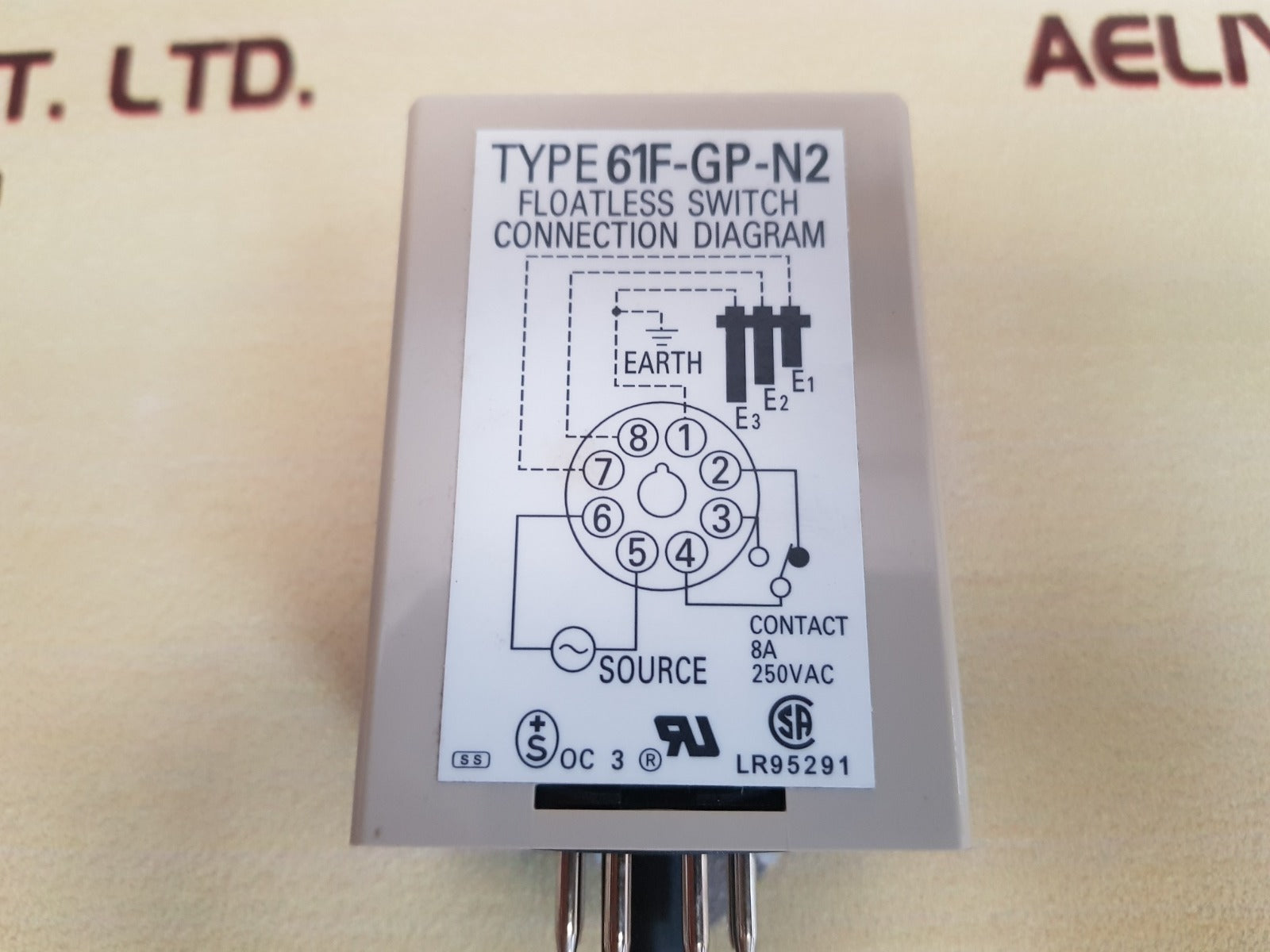 Omron 61f-gp-n2 floatless level switch