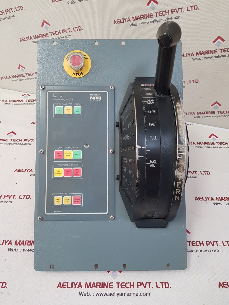 Kongsberg norcontrol etu003 engine telegraph unit 8200014