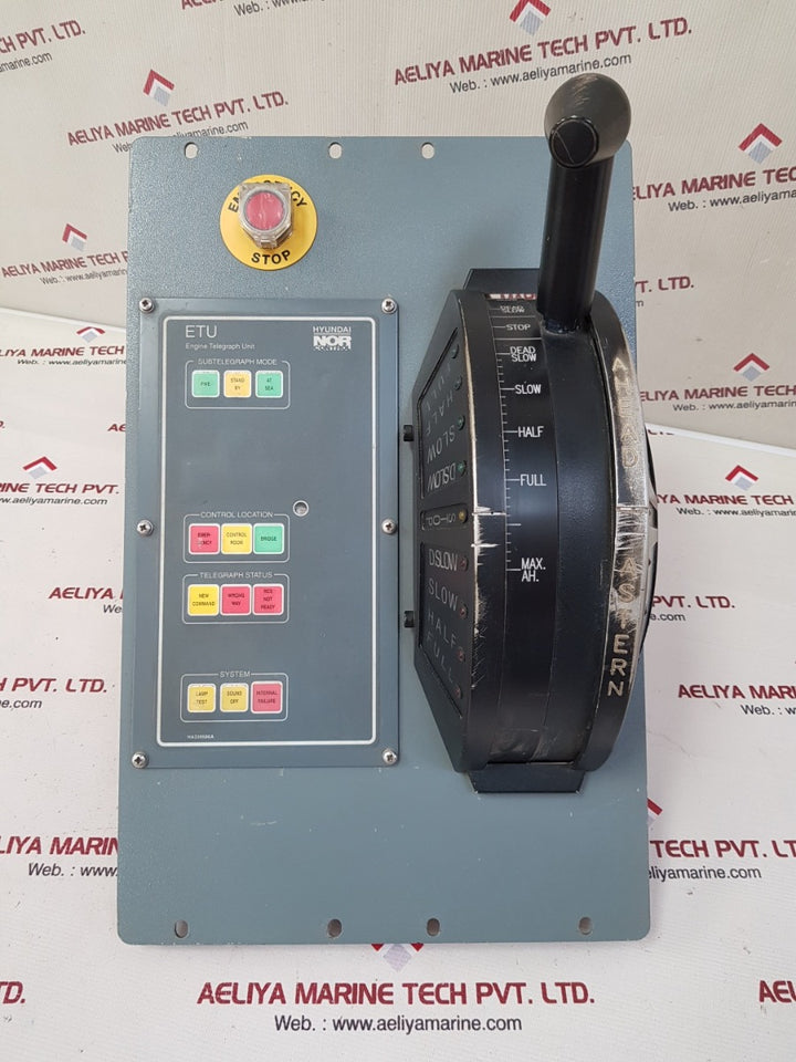 Kongsberg norcontrol etu003 engine telegraph unit 8200014