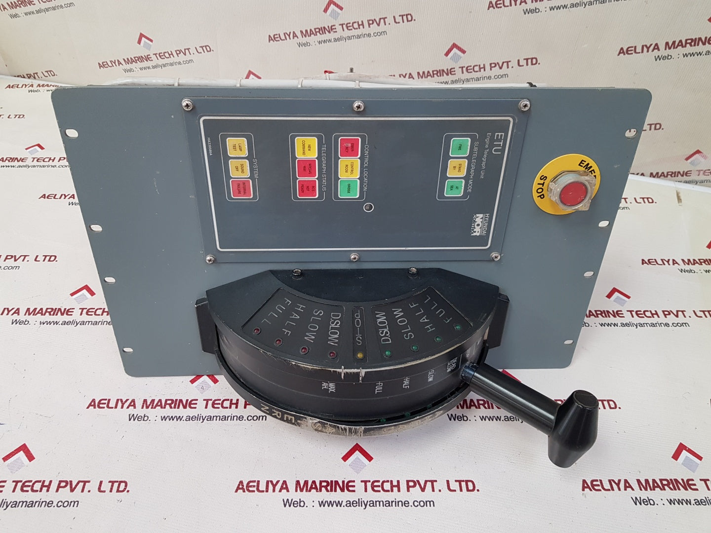 Kongsberg norcontrol etu003 engine telegraph unit 8200014