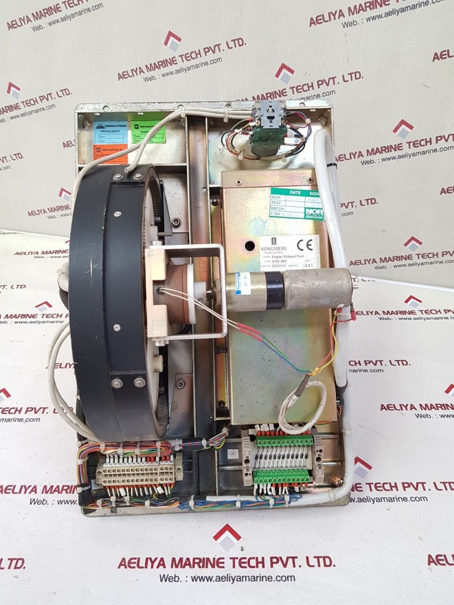 Kongsberg norcontrol etu003 engine telegraph unit 8200014