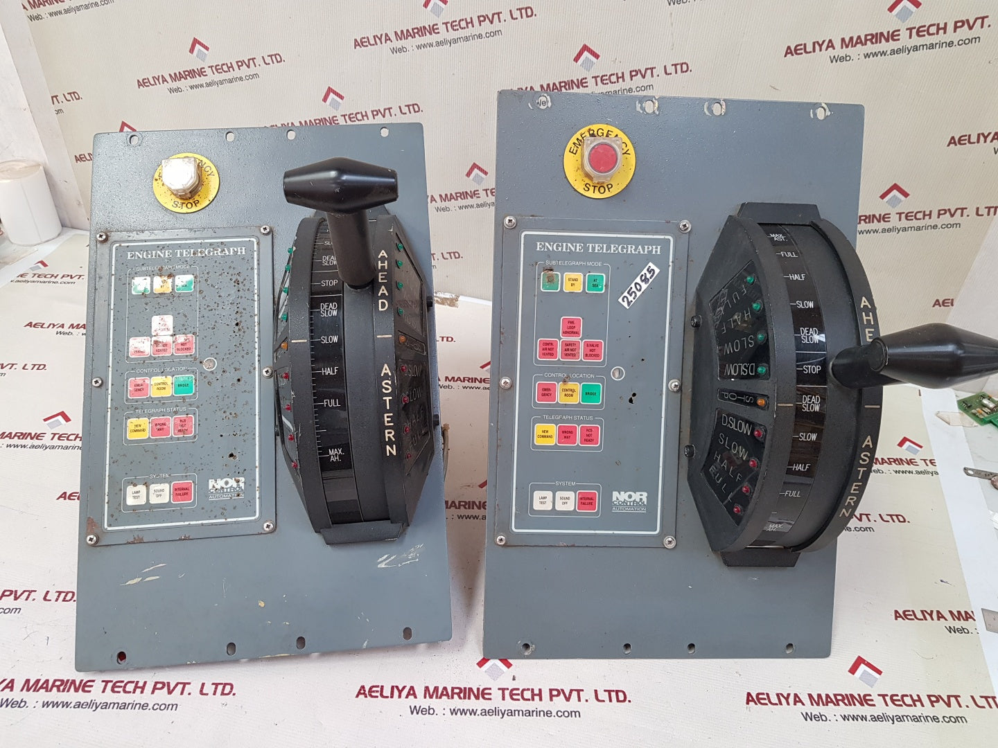 Norcontrol engine telegraph unit