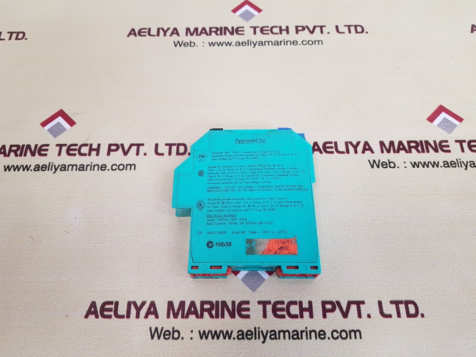 Pepperl+fuchs k-system kfa6-sr2-ex2.w switching amplifier