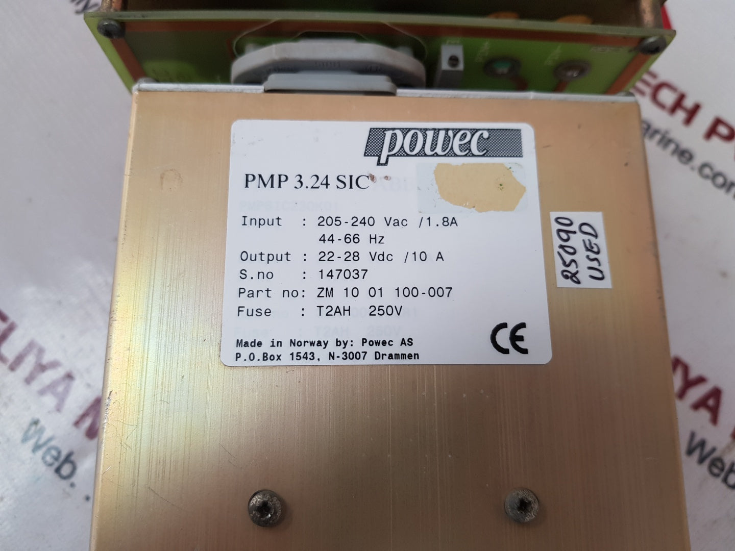 Powec pmp 3.24 sic rectifier module power supply zm 10 01 100-007