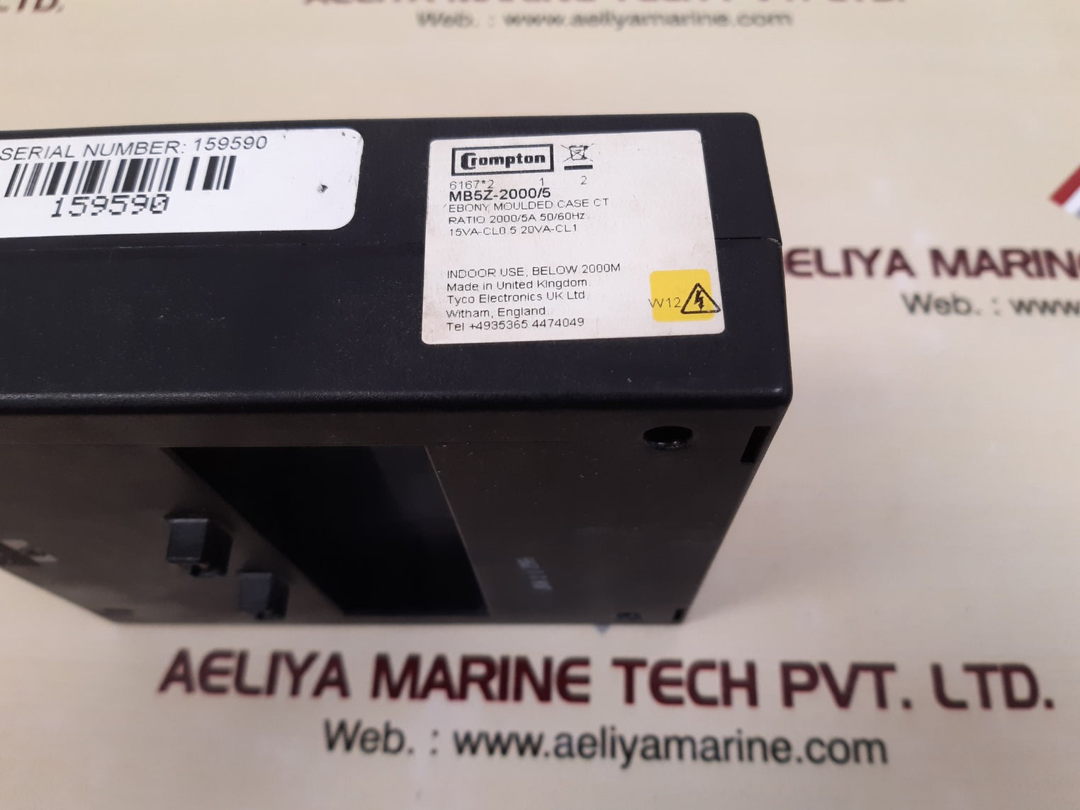 Crompton mb5z-2000/5 current transformers