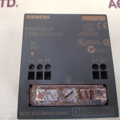 Siemens 6es7 972-0da00-0aa0 profibus terminator dc 24v