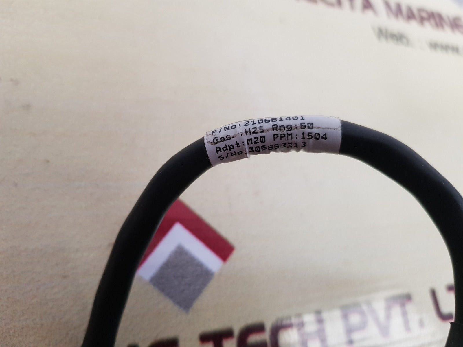 Honeywell 2106b1401 toxic sensor ppm: 1504