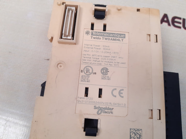 Telemecanique/schneider electric twido twdami4lt analog input module