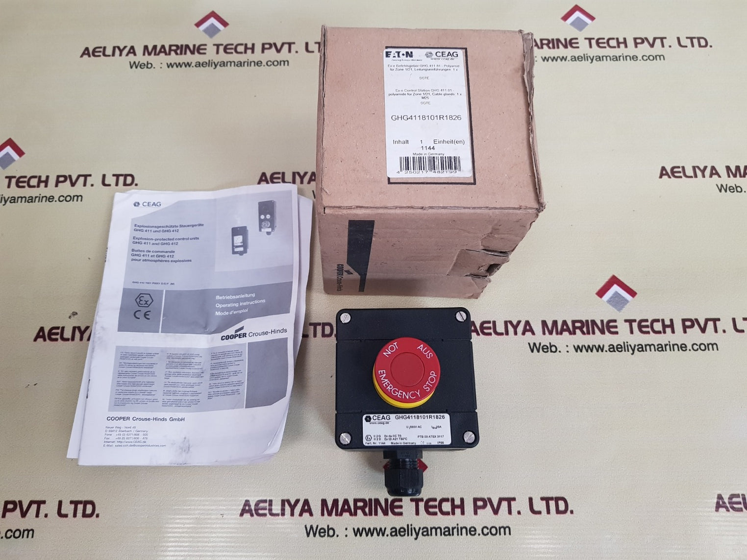 Ceag ghg4118101r1826 push button