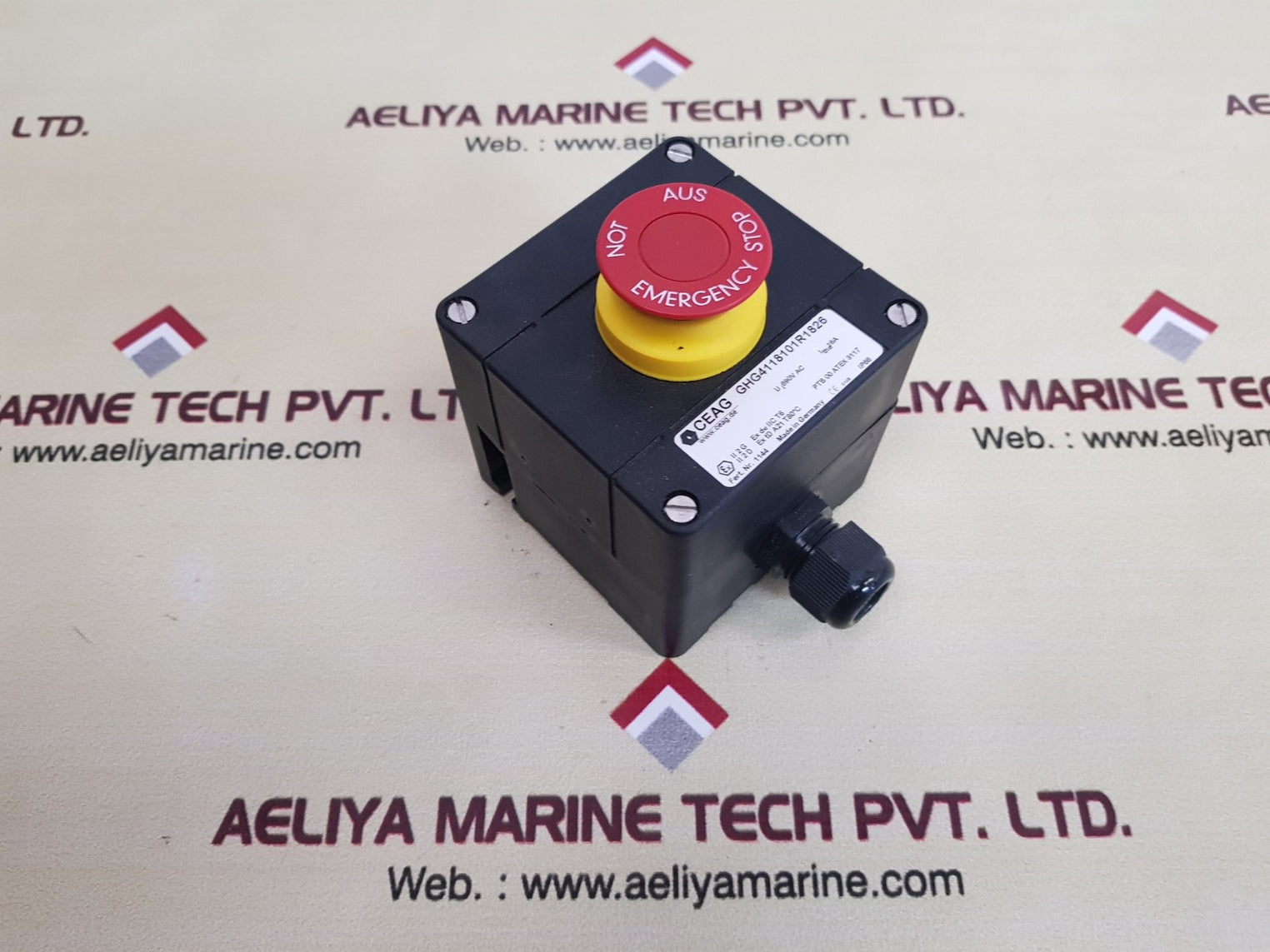 Ceag ghg4118101r1826 push button