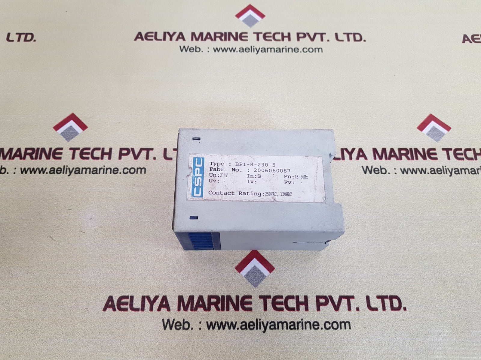 Cspc bp1-r-230-5 reverse power relay