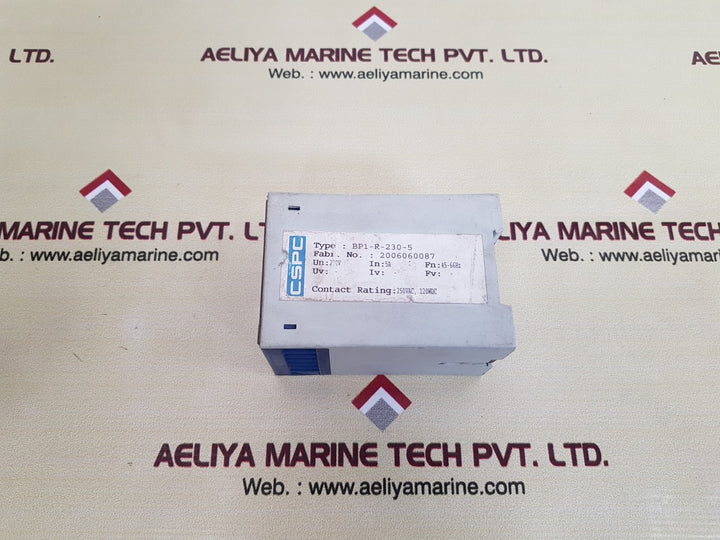 Cspc bp1-r-230-5 reverse power relay