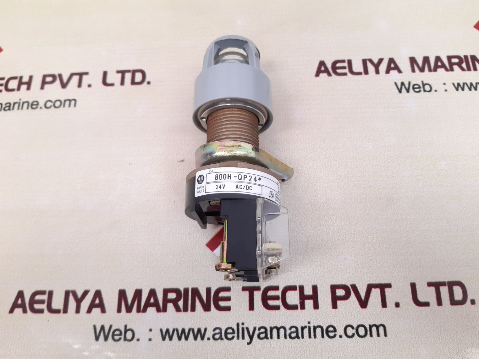 Allen bradley 800h-qp24 green pilot light