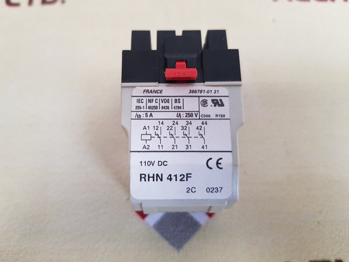 Telemecanique rhn 412f inst-relay