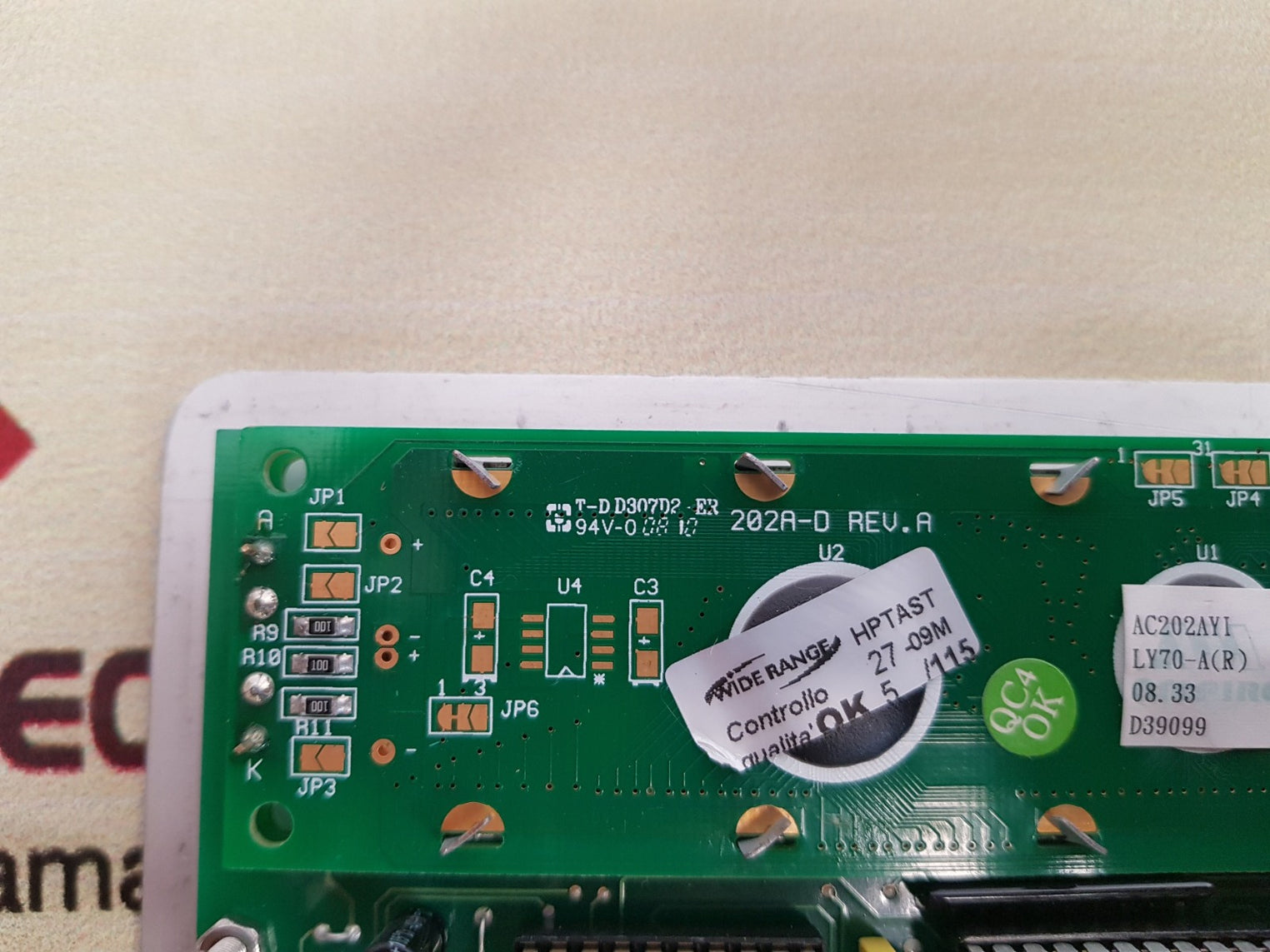 Norwater watermaker control panel