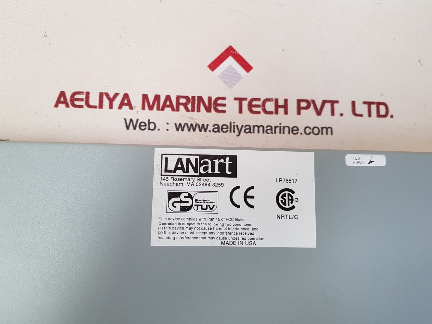 Lanart 10base-t to 10base-fl multi-channel converter