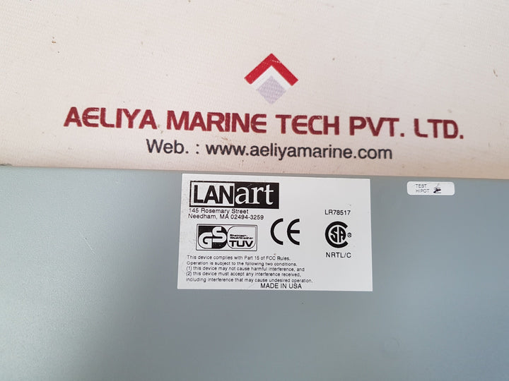 Lanart 10base-t to 10base-fl multi-channel converter