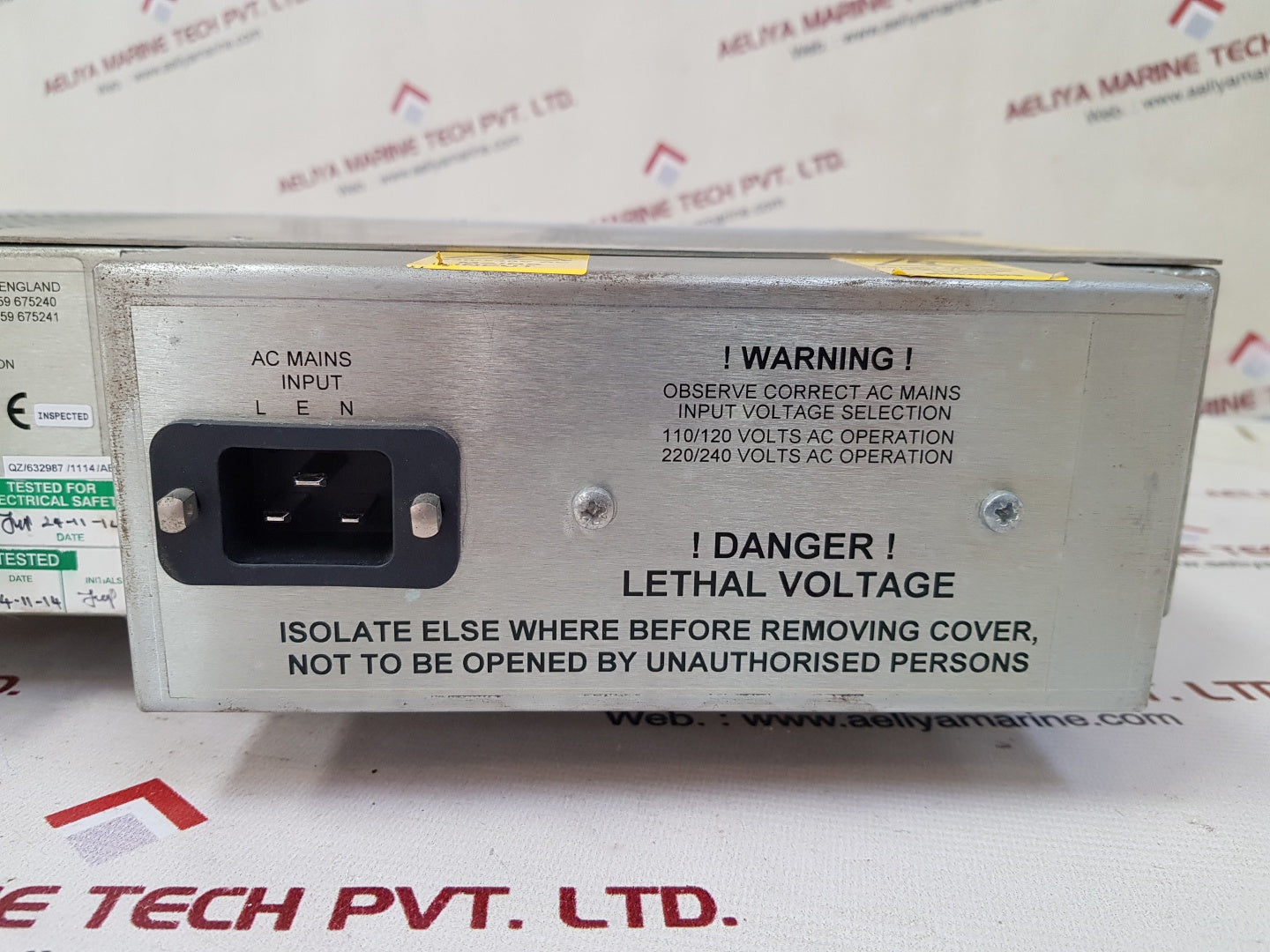 Bartec vodec va300/psu va300 amplifier power supply