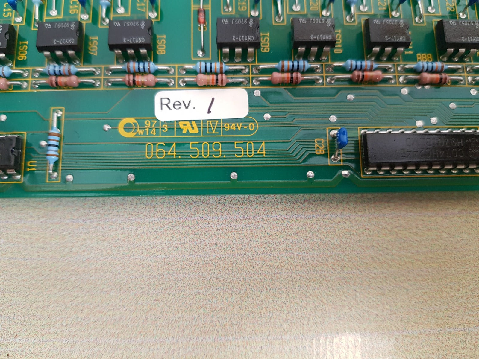 Elbau electronics 609004410 pcb card w: 9721