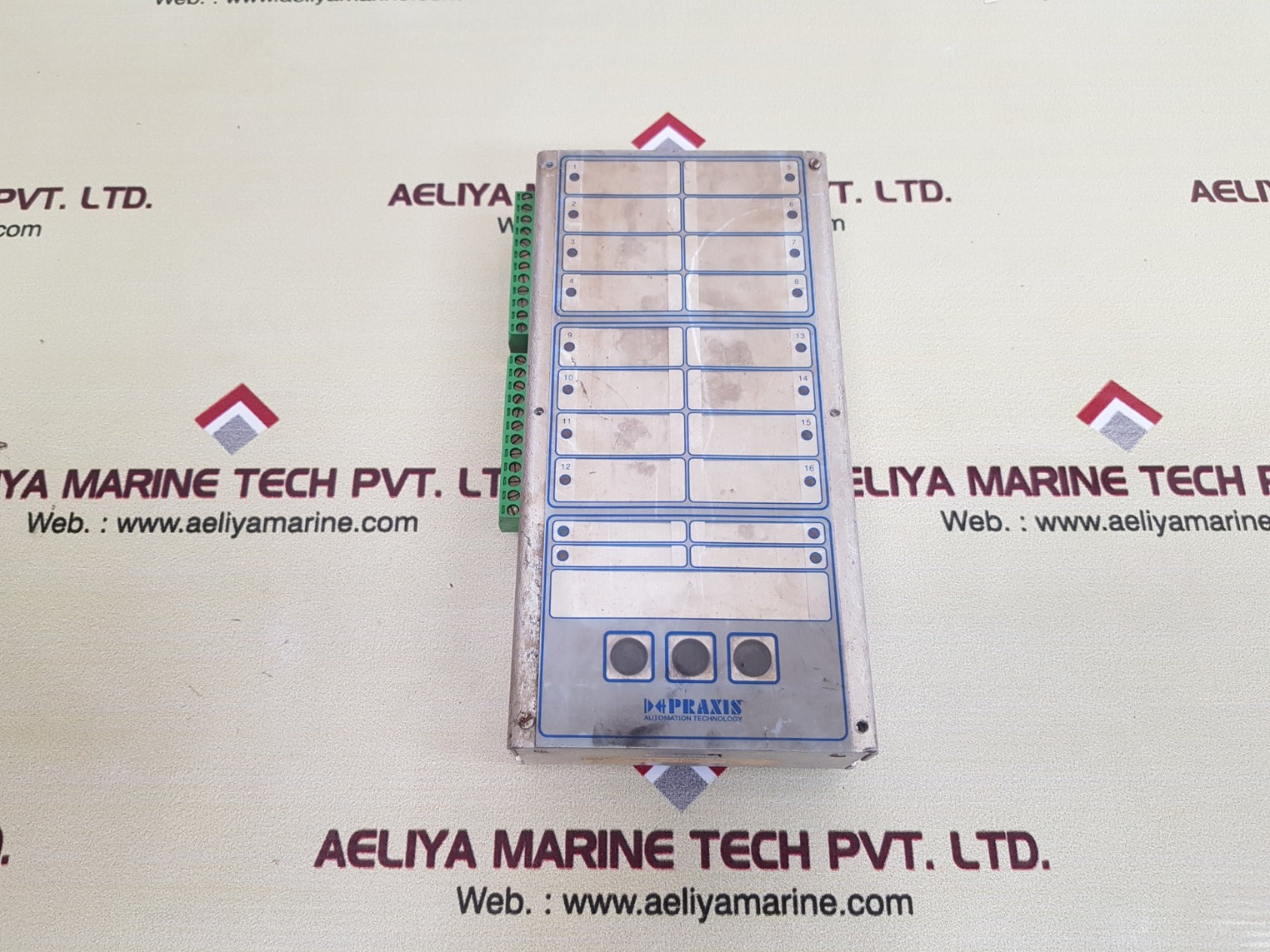 Praxis automation 98.6.018.704 analog module rev.b