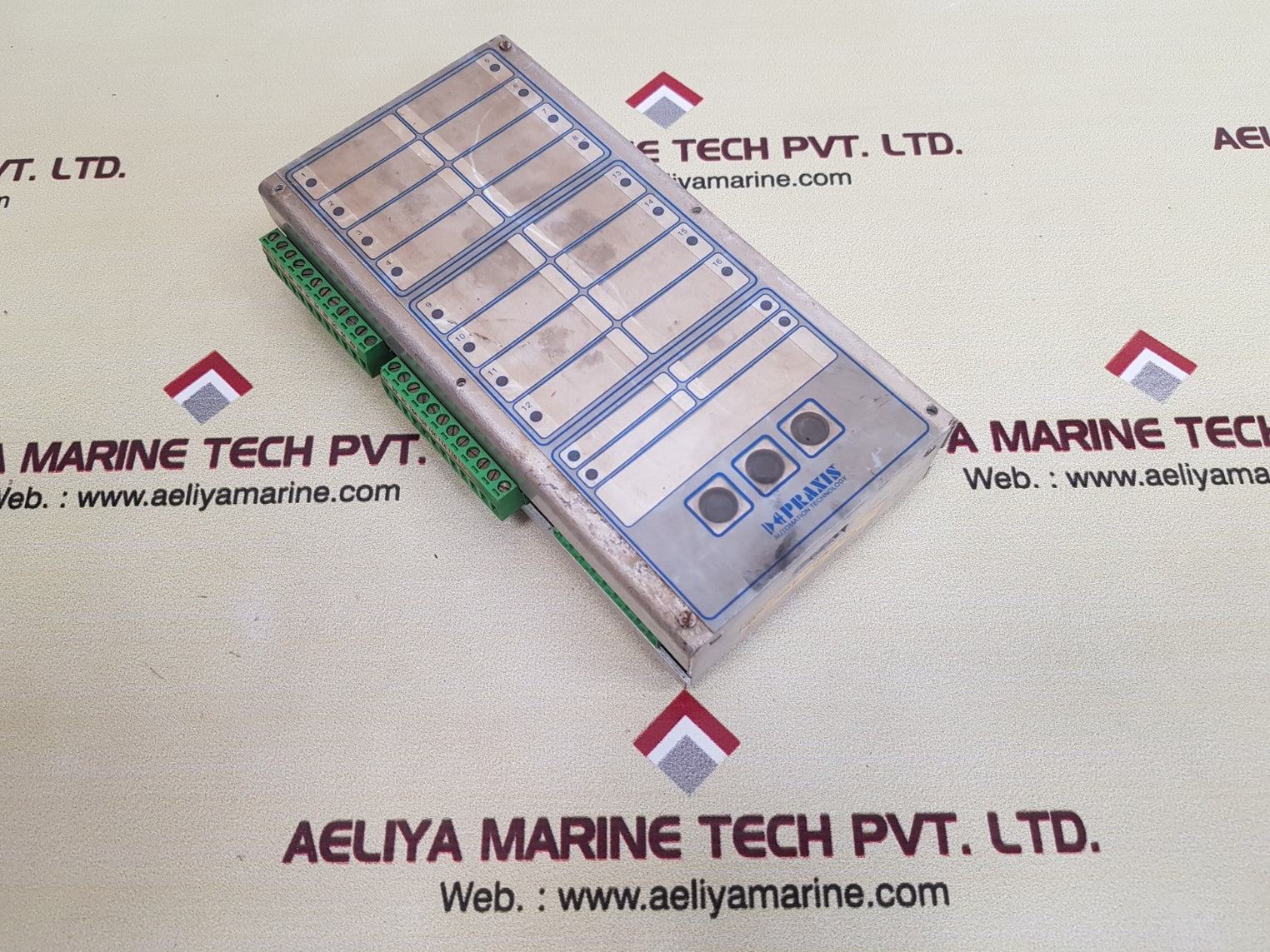 Praxis automation 98.6.018.704 analog module rev.b