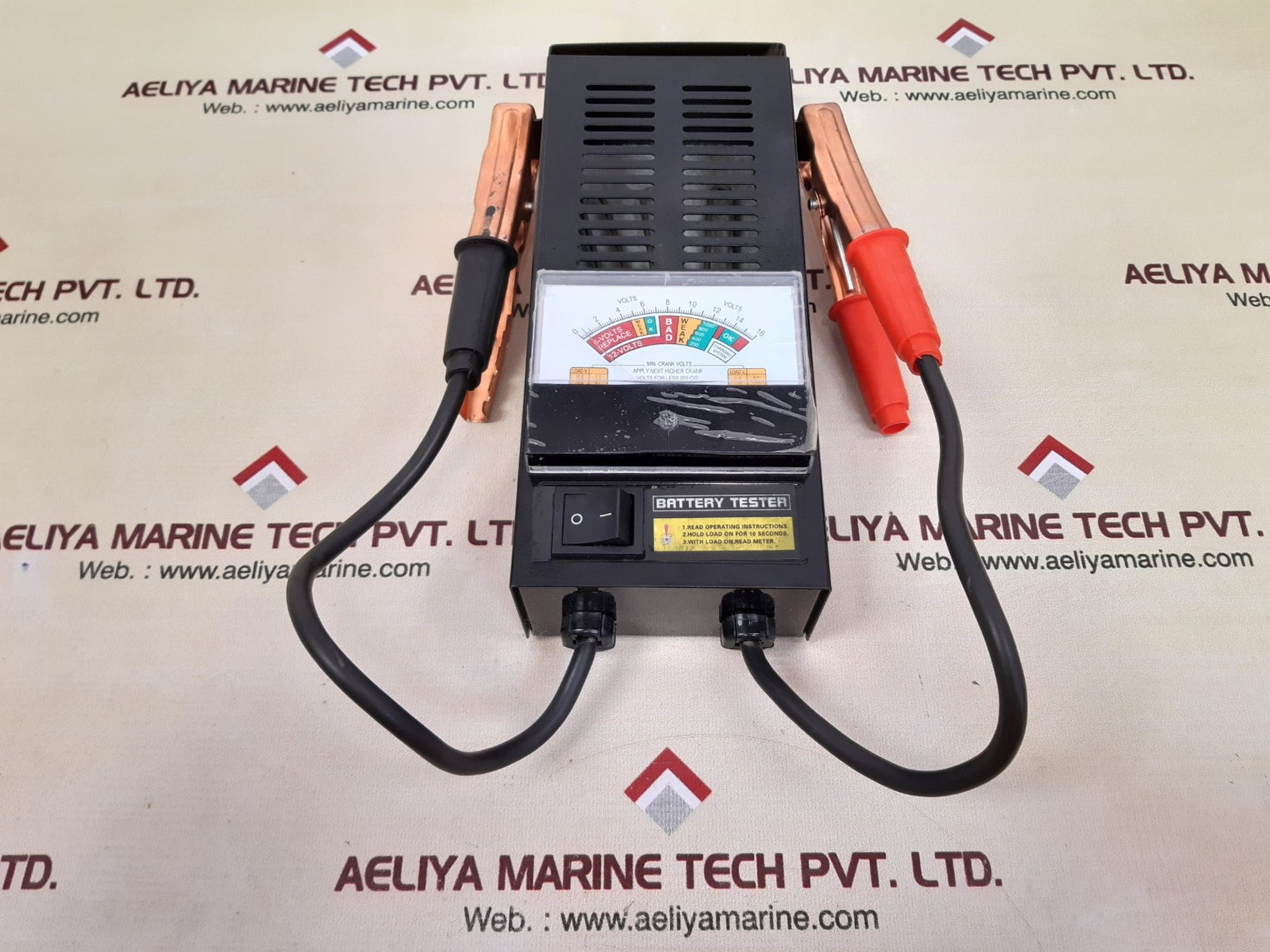 Battery tester 0 to 16 volts