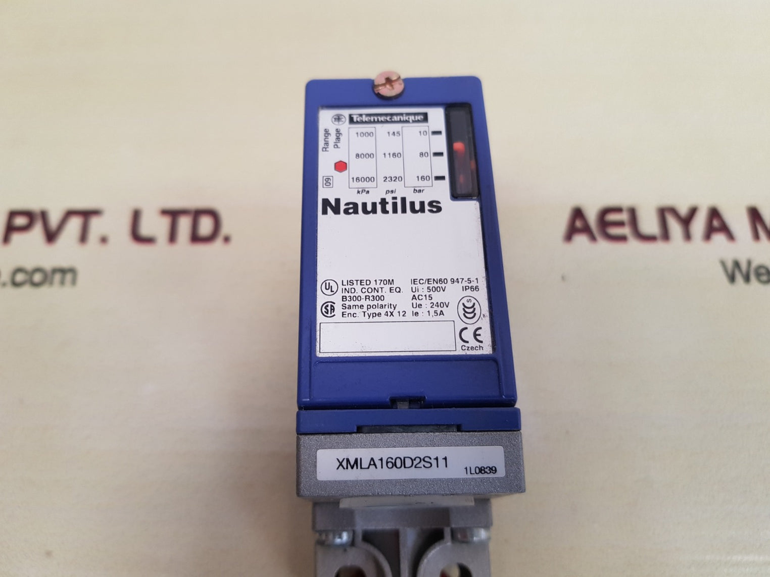 Telemecanique nautilus xmla160d2s11 pressure switch