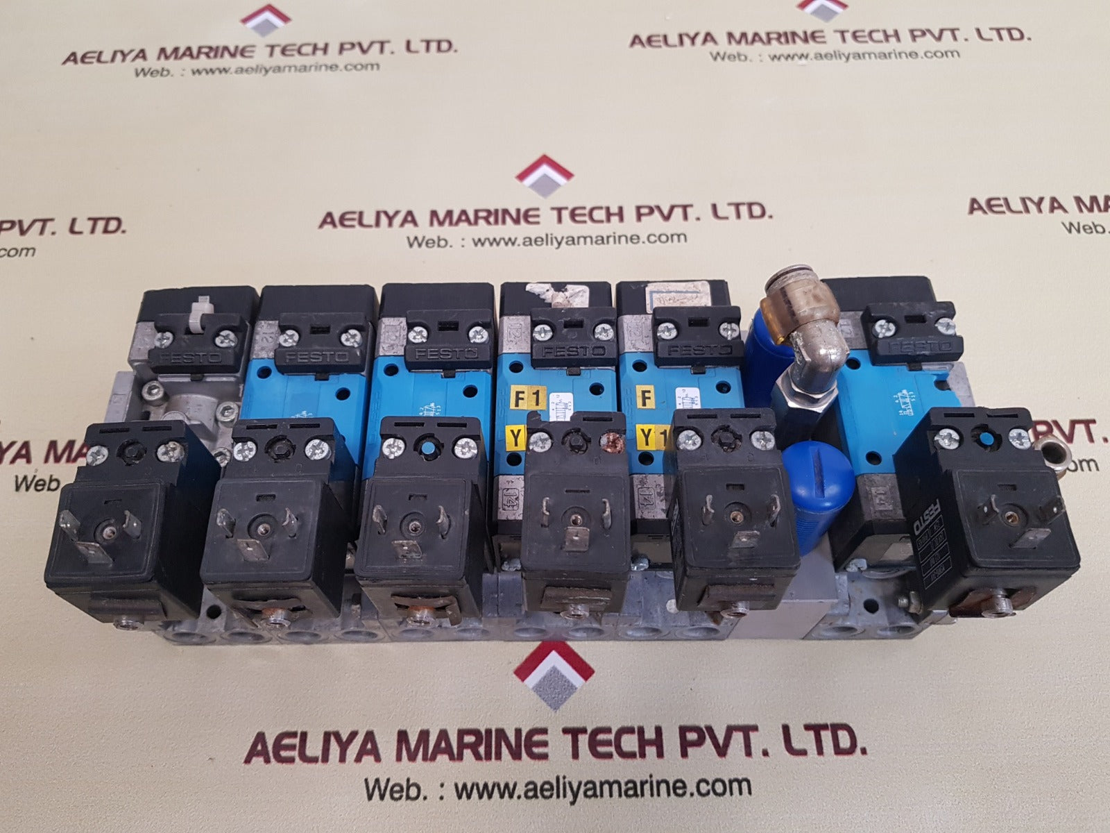 Festo mn1h-5/2-d-1-fr-c solenoid valve (1 set)