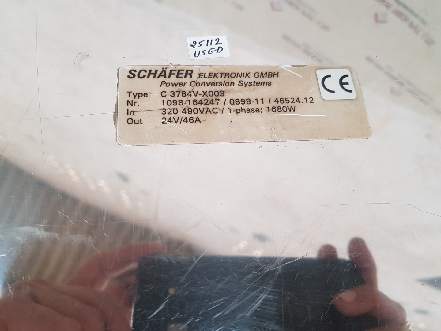 Schafer c 3784v-x003 power supply