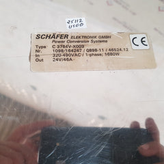Schafer c 3784v-x003 power supply
