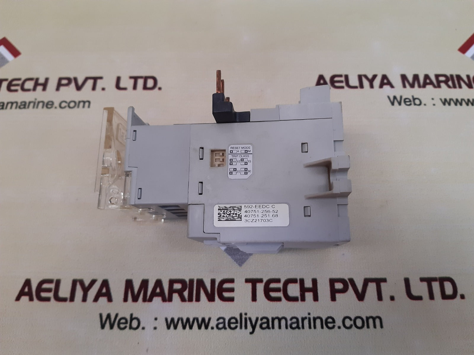 Allen-bradley 592-eedc ser.c three phase overload relay