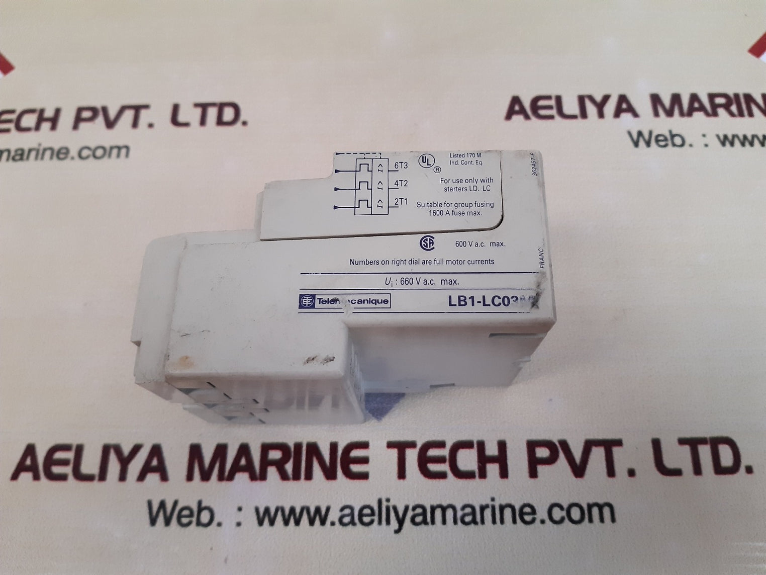 Telemecanique lb1-lc03m03 protection module