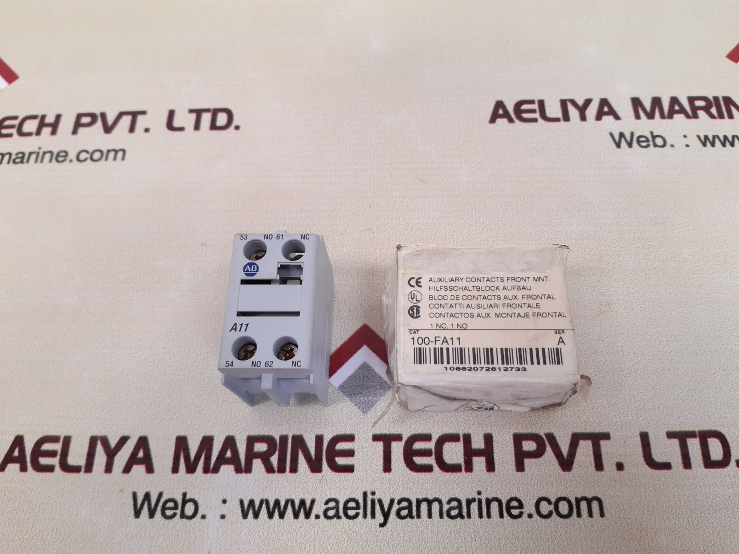 Allen-bradley 100-f ser.a auxiliary contact