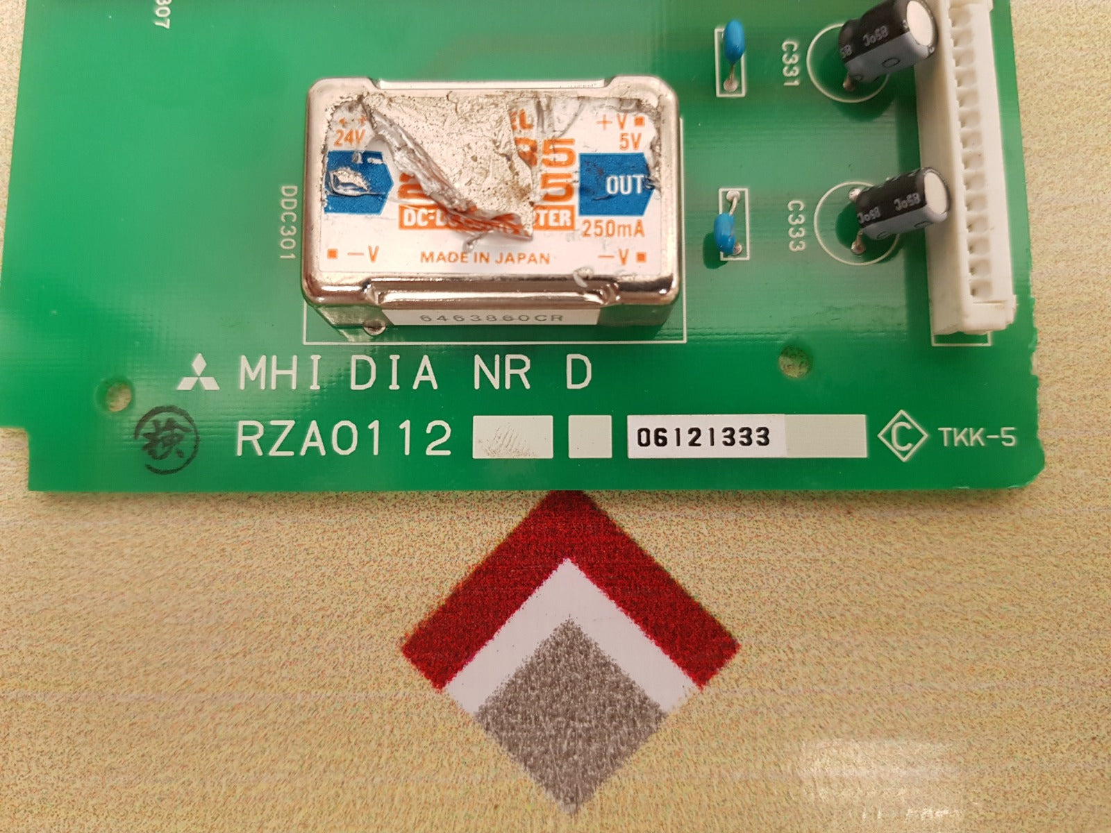 Mitsubishi mhi dia nr d pcb card rza0112
