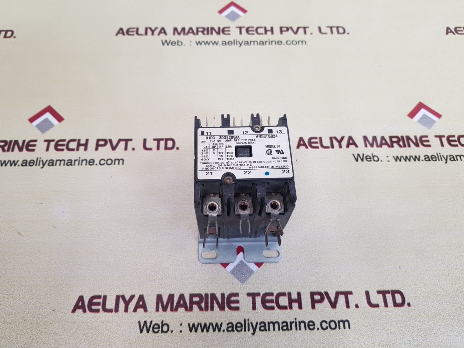 Products unlimited 3100-30q828wa contactor