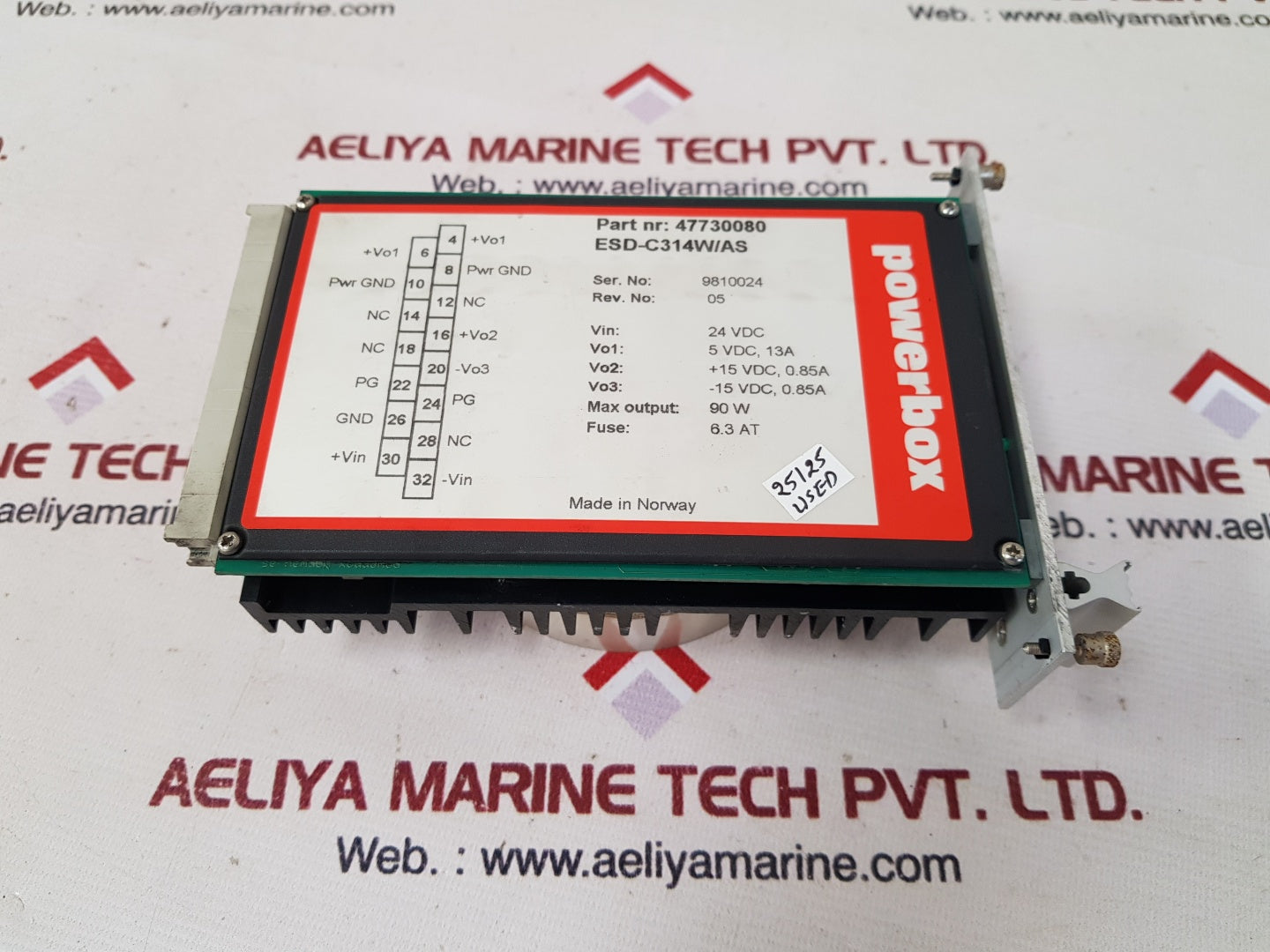 Powerbox esd-c314w/as power supply 47730080