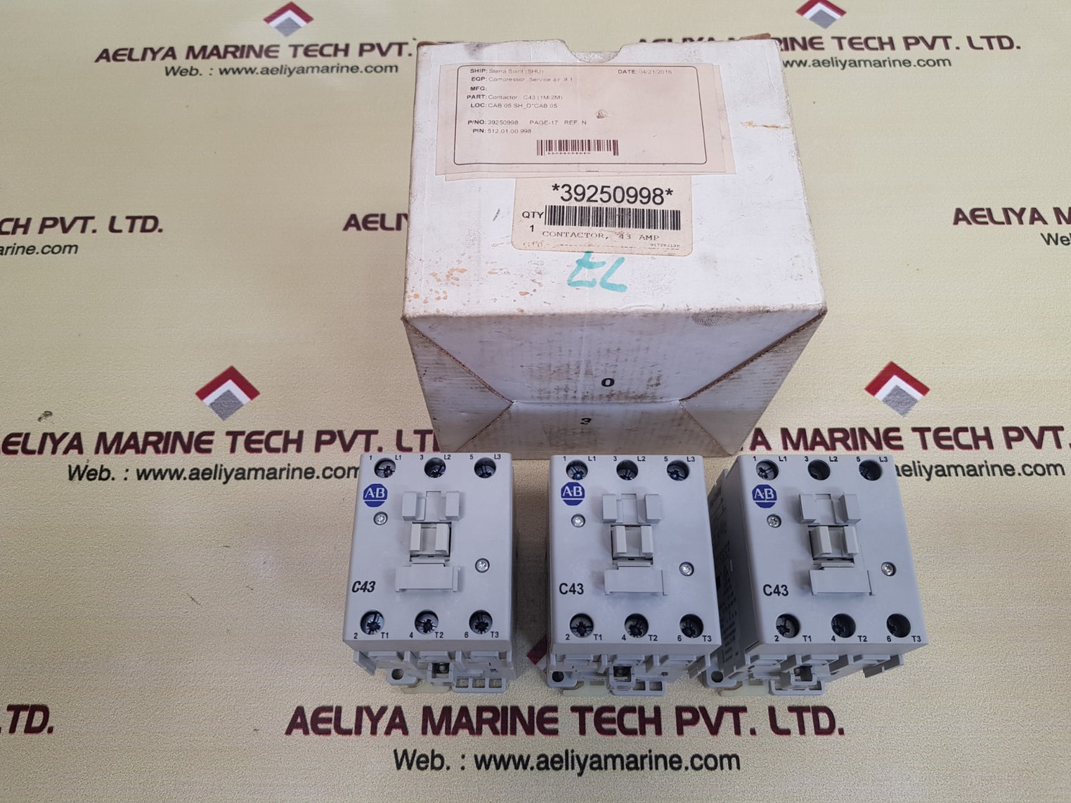 Allen-bradley 100-c43*00 ser.a contactor