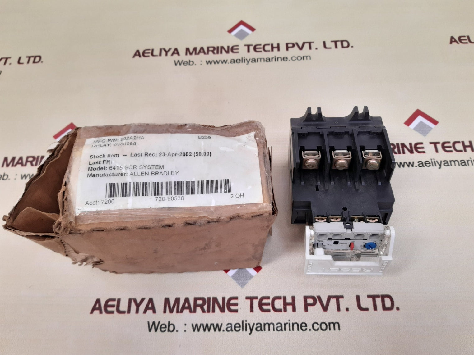 Allen-bradley 592-a2ha ser.a overload relay