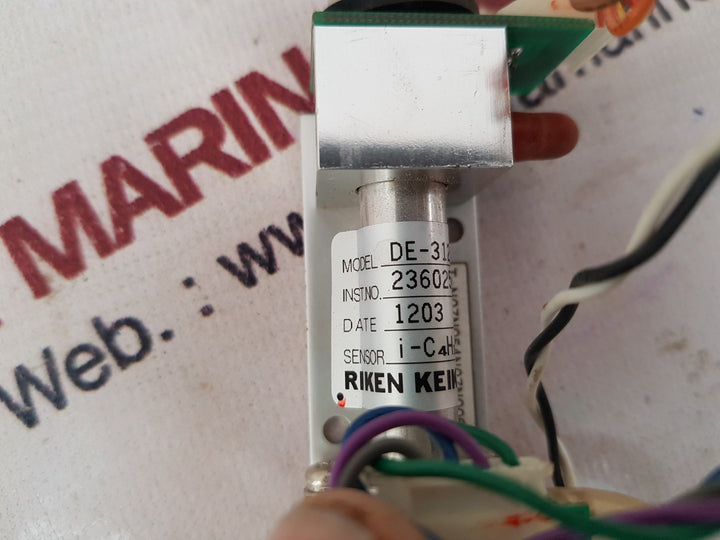 Riken keiki de-3123-1 sensor i -c4h10