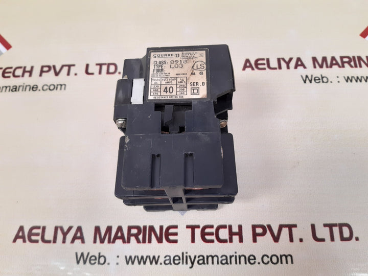 Square d lo3 contactor
