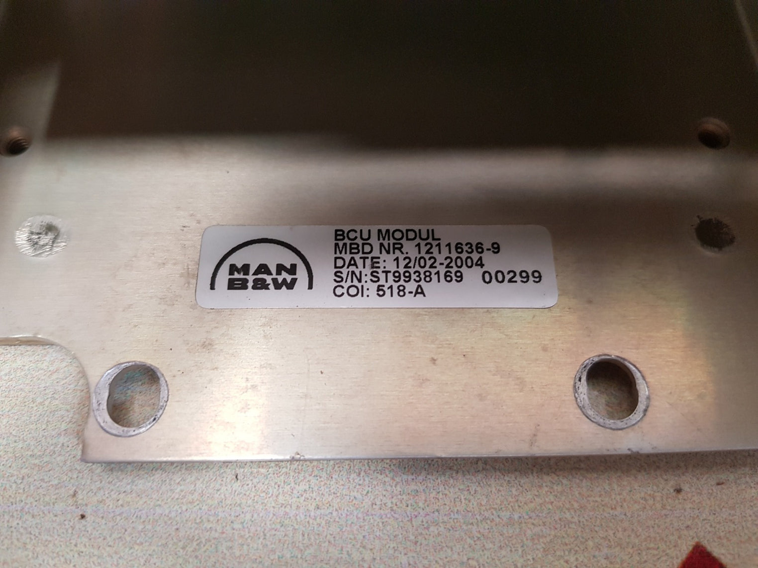 Man B&W 1211636-9 Bcu Module