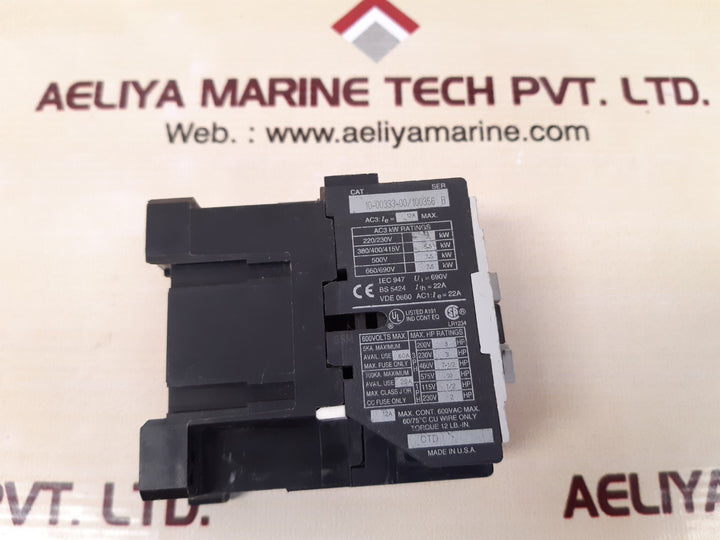 Carrier transicold 10-00333-00/100356 contactor ser.b