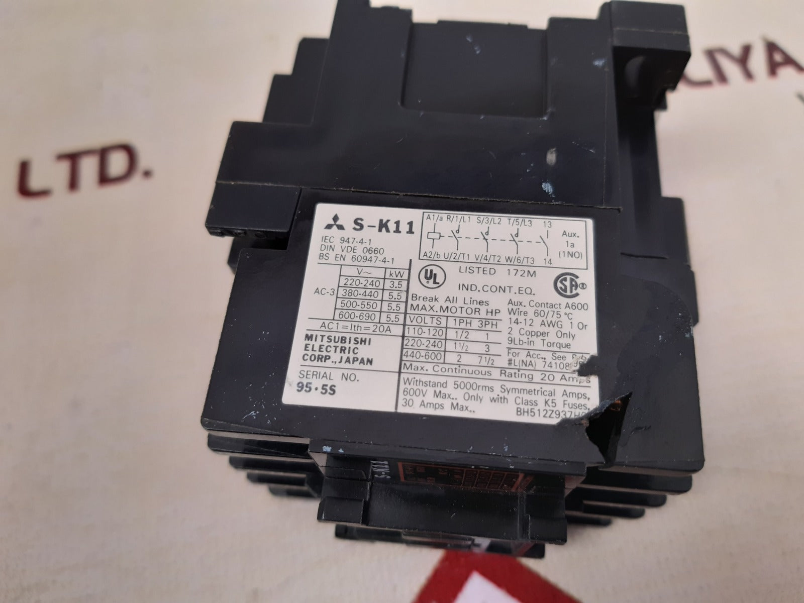 Mitsubishi s-k11 contactor