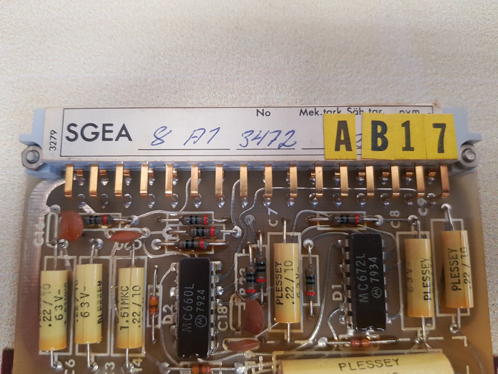 Stromberg sgea 8 a1 circuit board