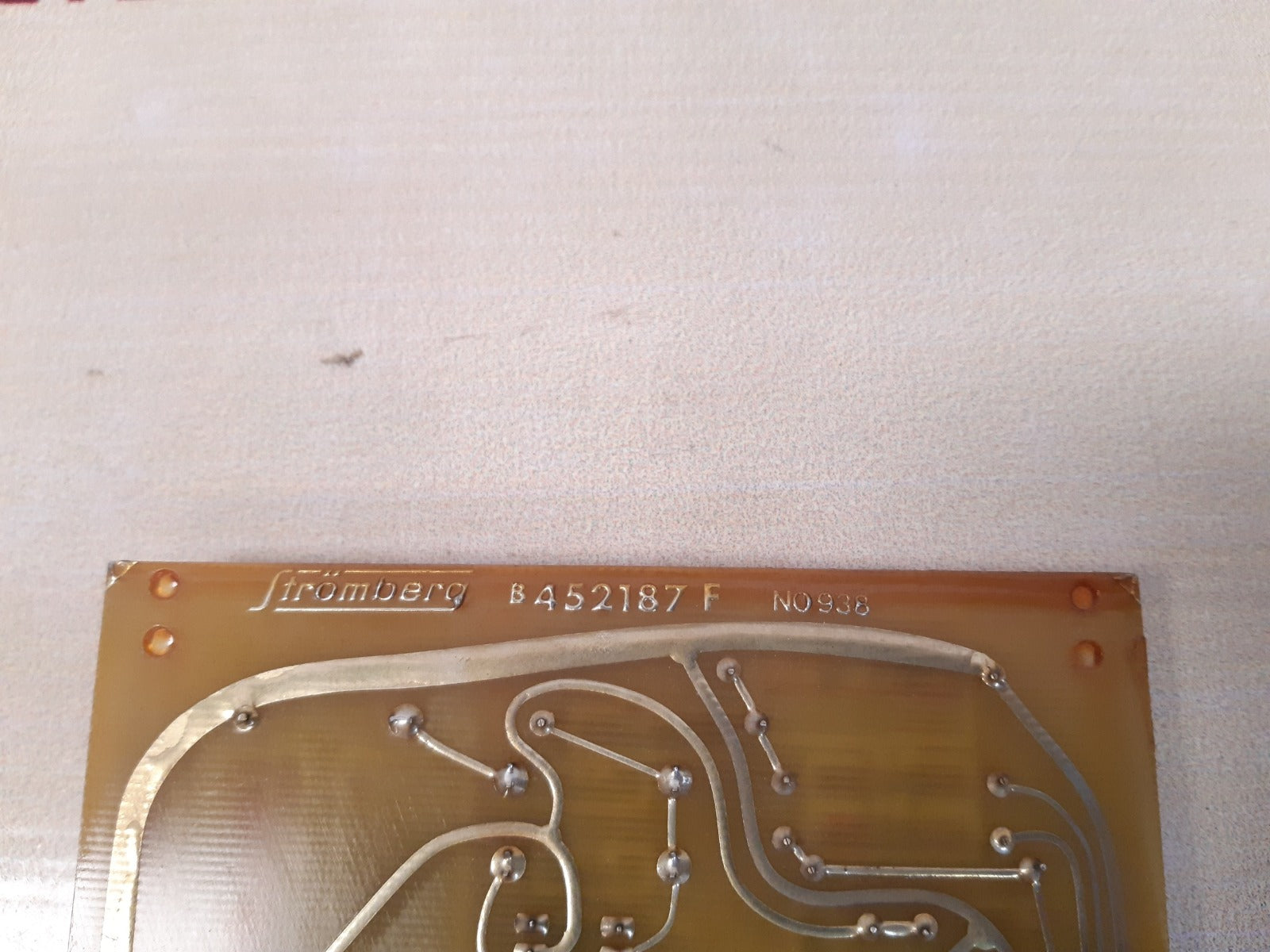Stromberg sgea 9 a1 circuit board b452187 f