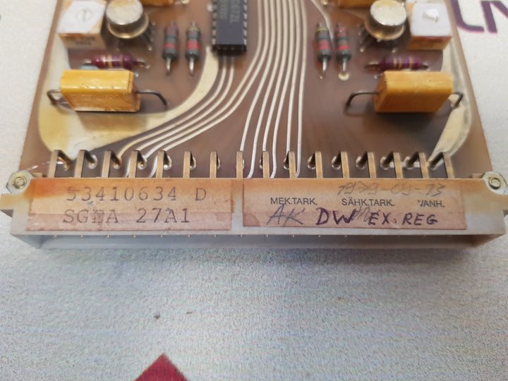 Stromberg sgea 27a1 circuit board 53410634 d