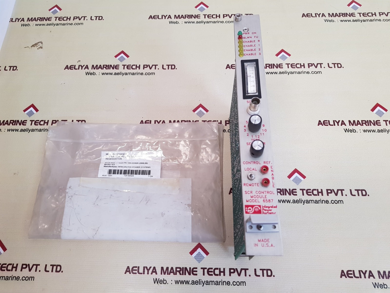 Integrated power systems 017-6587r scr control module