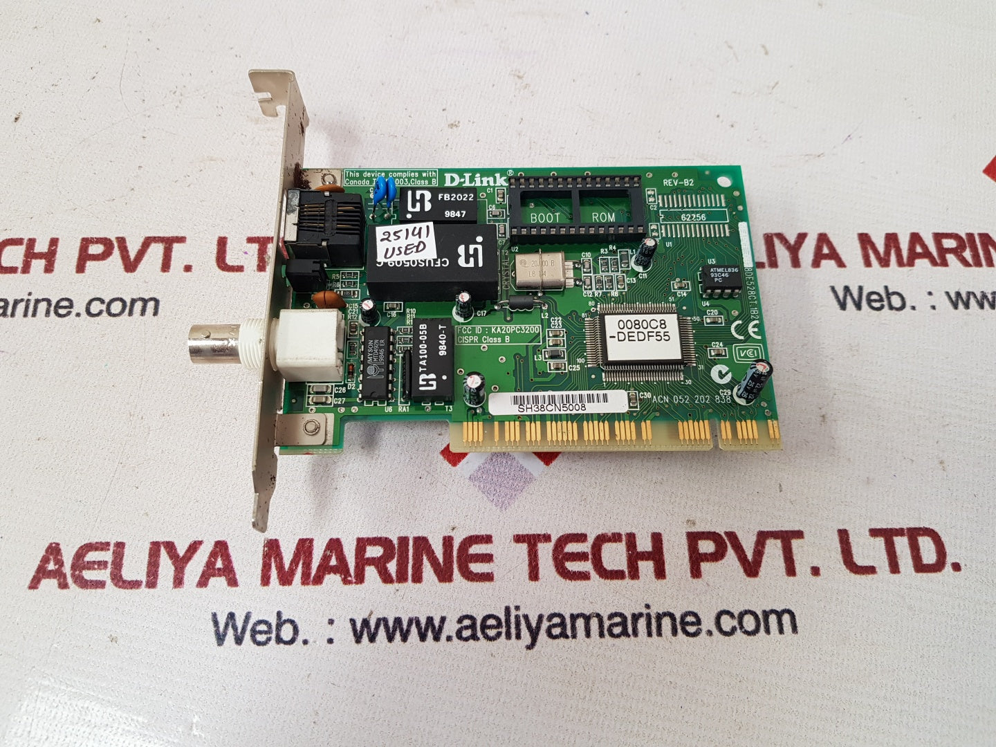 D-link acn 052 202 838 pci ethernet card 8de528ct.1b2
