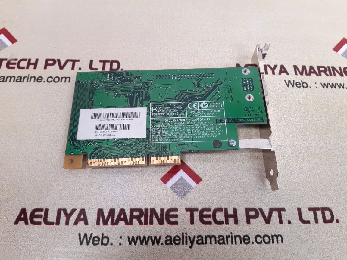 Ati technologies 109-49800-11 graphic card 